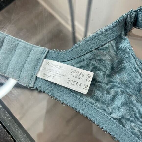 Wacoal Women's Awareness Full Figure Seamless Underwire Bra Adriatic Blue Sz 36D - Picture 7 of 10